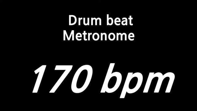 170 bpm drumbeat metronome смотреть онлайн