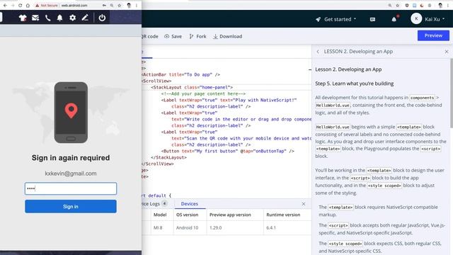 CST3145 Week 19 NativeScript-Vue Playground смотреть онлайн