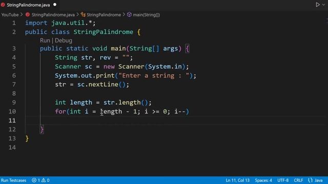 Check a string is Palindrome or not in Java | Easy Coding смотреть онлайн