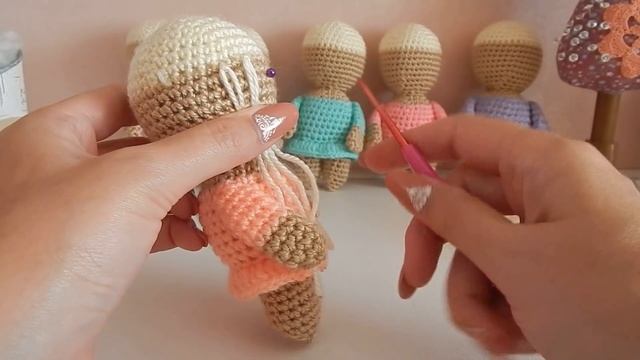 ♥♥ Заготовки по пятницам ♥ волосы из ниток и оформление ♥♥ смотреть онлайн