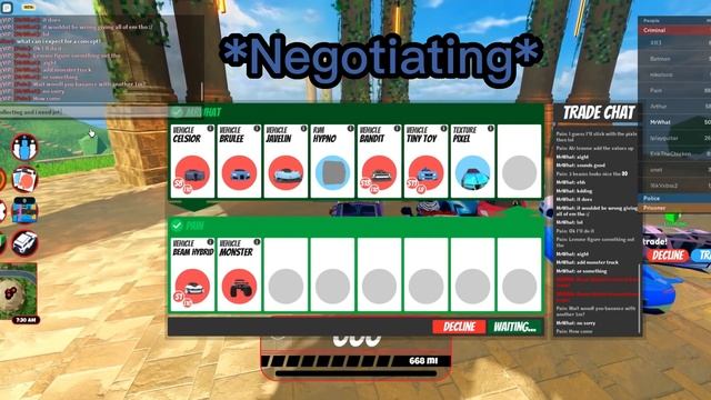 OMG, SOME OF MY BEST TRADES / Roblox Jailbreak смотреть онлайн