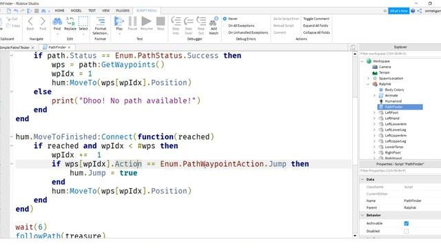 Path Finding For NPCs - Handling Blocked Paths In Roblox смотреть онлайн