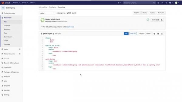 Continuous Integration with iOS projects (Gitlab CI)