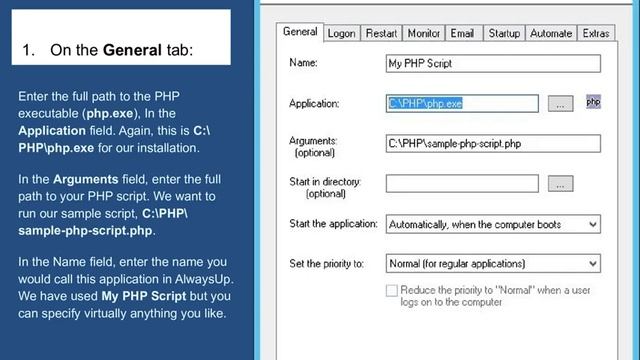 Run any PHP script as a Windows service with AlwaysUp смотреть онлайн