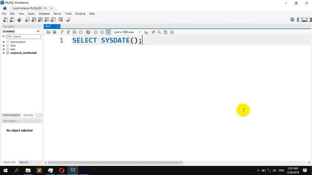 SYSDATE in MySQL смотреть онлайн