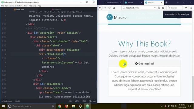 Bootstrap 4 [#39] Project 2.3 - Mizuxe [About Section] смотреть онлайн