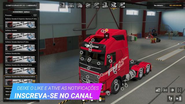 Mod Grátis VOLVO FH16 BRASILEIRO VÁRIOS ACESSÓRIOS ETS2 1.41 смотреть онлайн