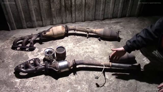 Nissan Pathfinder R51 4,0 бензин - катализаторы смотреть онлайн