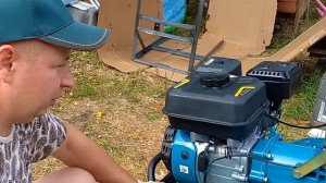 Распаковка Бензиновый мотоблок Hyundai T 1300