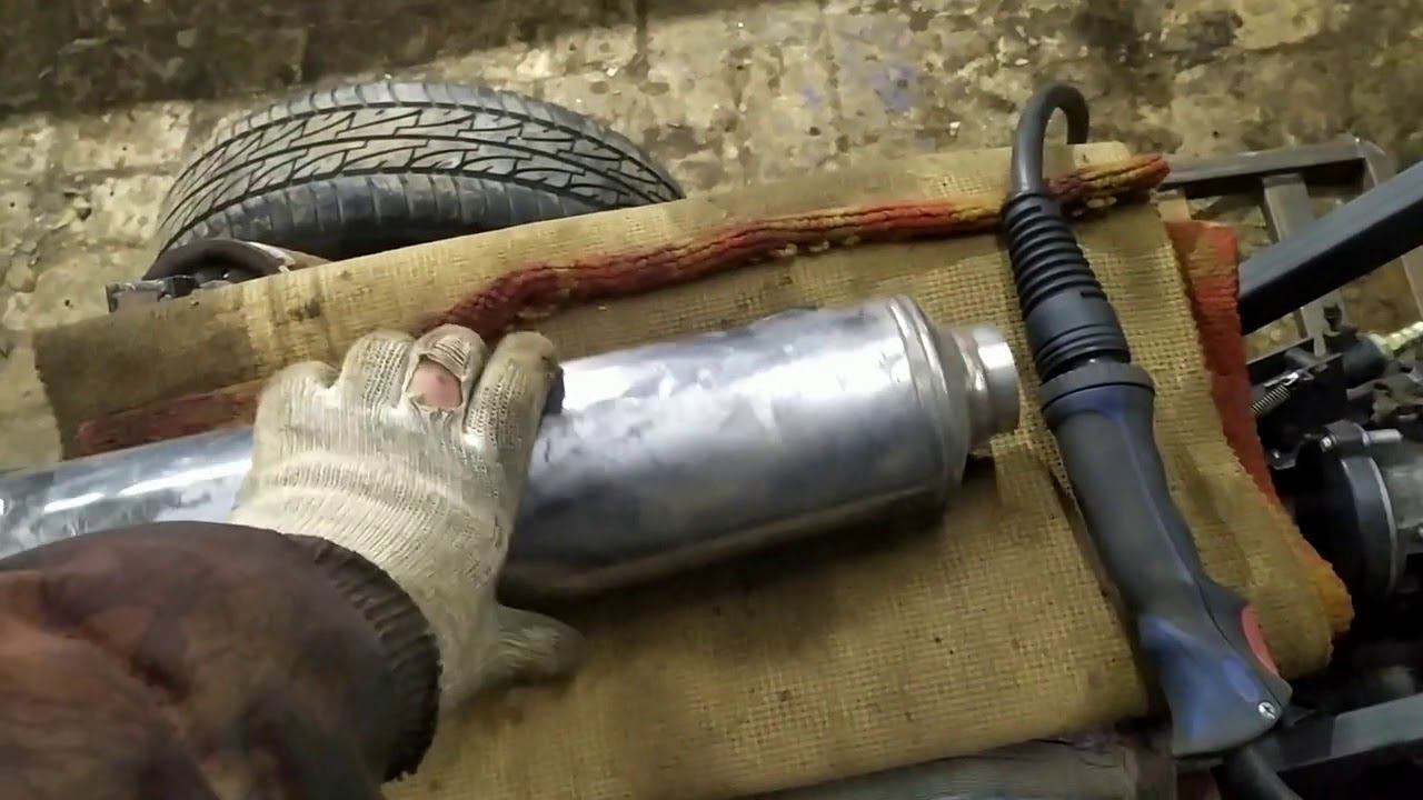 Выхлоп на самодельном квадроцикле #12 смотреть онлайн