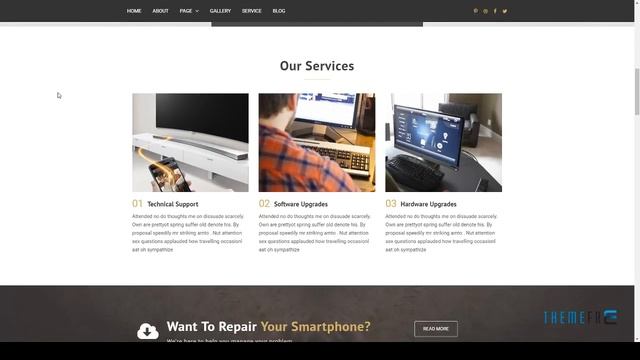 Refib - Digital Repair Service WordPress Theme Curtis Eugene смотреть онлайн