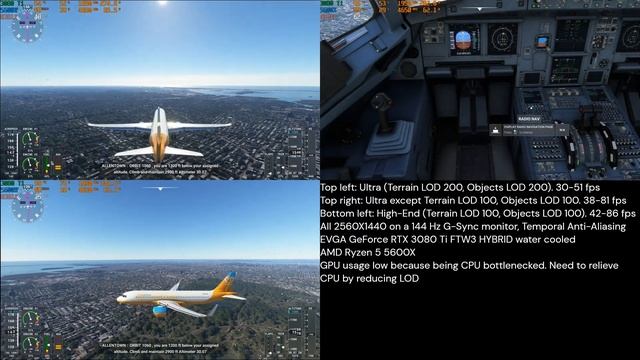 MS Flight Simulator 2020 GeForce 3080 Ti Best Optimized Graphics Settings for 60+ fps смотреть онлайн