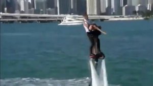 Красивый танец на воде   Flyboard