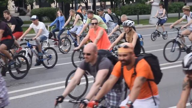Велопарад в Москве 29 мая 2016 смотреть онлайн