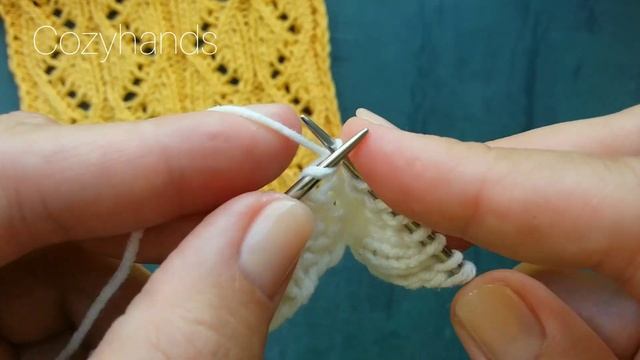 Ажурные ромбы для вязания свитеров, кардиганов, пледов, летних платьев спицами смотреть онлайн