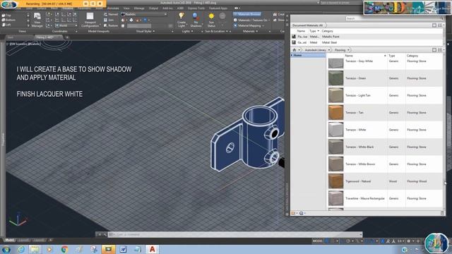 TeklaAcaD 3D Fusion (Tekla and AutoCAD 2018) Tube Fitting 02 (3D Rendering) смотреть онлайн