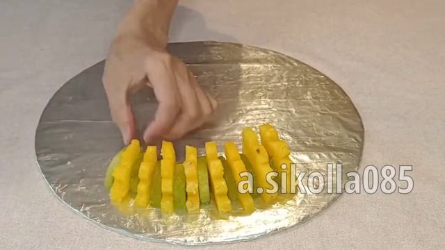 Красивая Фруктовая Нарезка с цветочком из апельсина.) смотреть онлайн