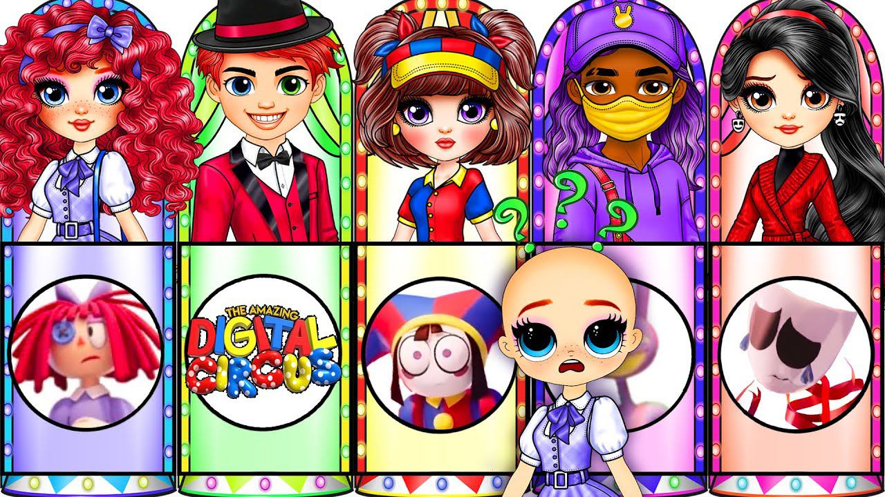 Удивительный Цифровой Цирк: Помни, Джекс, Рагата, Кейн, но Все Стали Людьми - Идеи из бумаги DIY смотреть онлайн