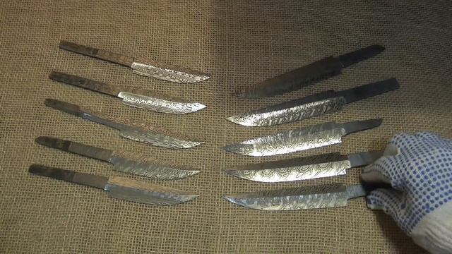 Клинки для Финских ножей Пуукко из дамасской стали смотреть онлайн