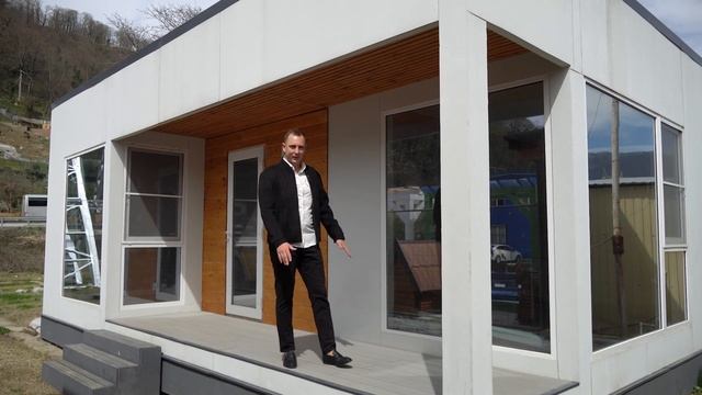 ? Сколько стоит одноэтажный МОДУЛЬНЫЙ ДОМ ? Обзор дома, планировка и сборка