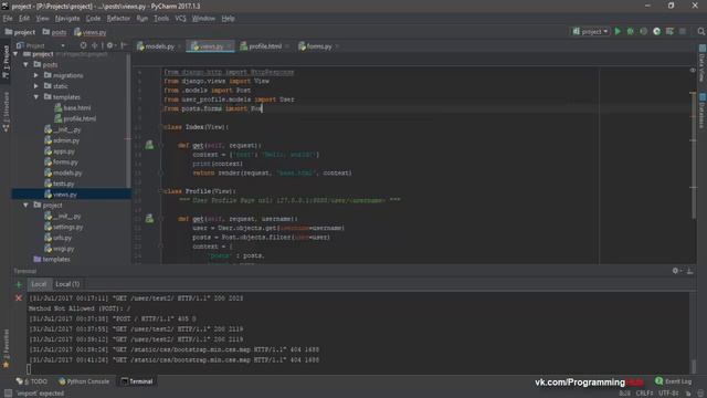 Django Web Framework (1.11.3) #10 - Формы, Виджеты, Обработка и Сохранение Данных в Базу Данных смотреть онлайн
