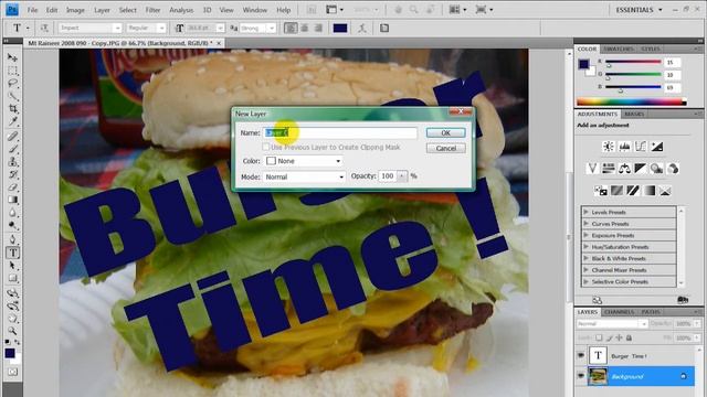 Adobe Photoshop CS4 Simple Tips/Picture inside Words смотреть онлайн