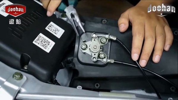 iTank Doohan Регулируем замки отсеков для АКБ.