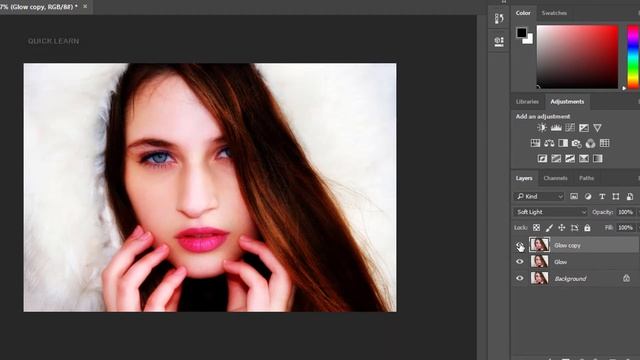 Soft Glow Effect in Photoshop (Quickest Photoshop Editing) смотреть онлайн