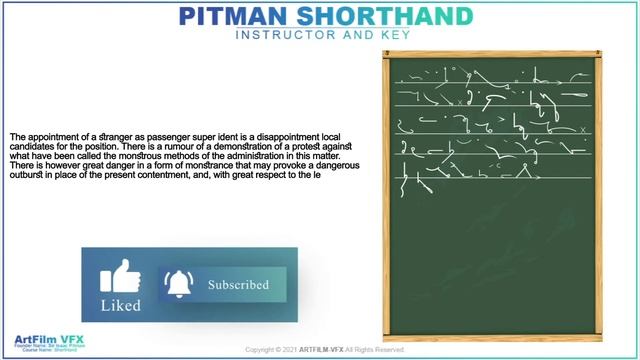 Pitman Shorthand | Diction Exercise No.115 | ArtFilm VFX смотреть онлайн