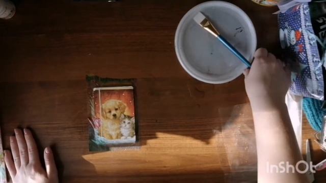 Декупаж любой поверхности | декупаж с помощью файла |DIY смотреть онлайн