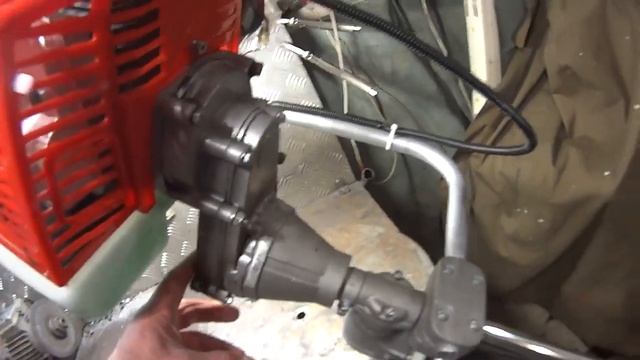 Мотор болотоход из триммера,супер легкий и мощный.