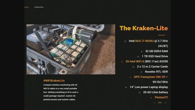 WiFiKraken-Lite - Extreme Wireless Monitoring | Mike Spicer | WLPC 2022 Phoenix смотреть онлайн