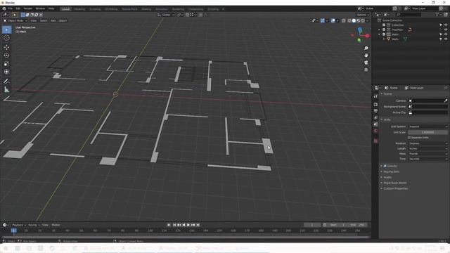 Autocad to Blender 2.9 for Sketchup Users (Imperial Units) | Precise modelling in blender смотреть онлайн