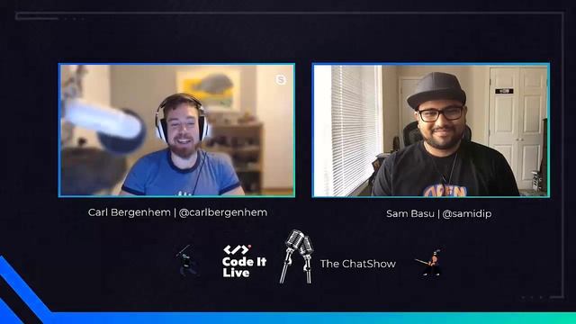 #CodeItLive ChatShow: Sam Basu & Carl Bergenhem | #twitch #stream смотреть онлайн
