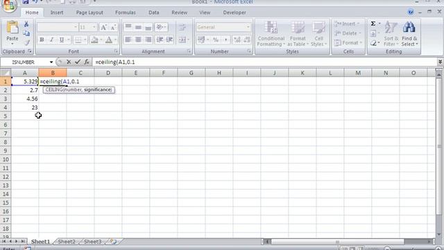 How to use the Ceiling Function in Excel смотреть онлайн