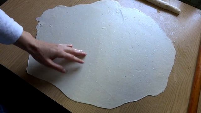 Лепешки с зеленью и льном из пресного теста смотреть онлайн