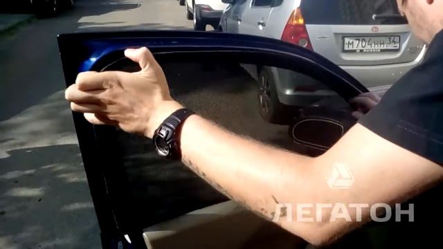 Автошторки Форд на магнитах Легатон. Ford Focus 1 смотреть онлайн