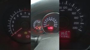 Киа Рио 2016 датчик (индикатор) температуры красный при запуске мигает