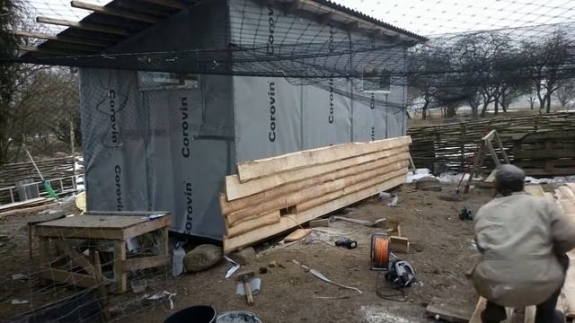 Каркасный дом+ Зимний курятник . часть 1 смотреть онлайн