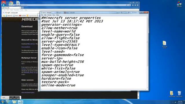 How to setup a basic minecraft server смотреть онлайн