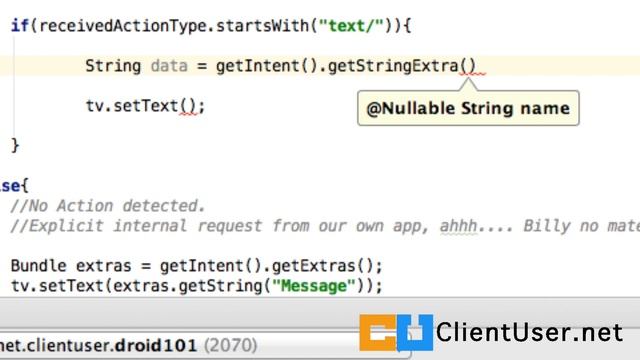 Android Tutorial #11: Implicit intent, extract user data from implicit intent. смотреть онлайн