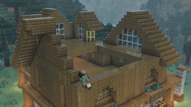 Minecraft Tutorial | How to Build a Cozy Cabin смотреть онлайн