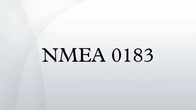 NMEA 0183 смотреть онлайн