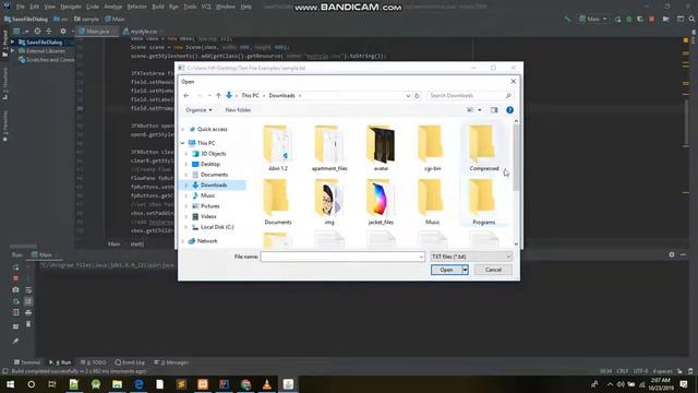 Read files using java(Javafx File Chooser) смотреть онлайн