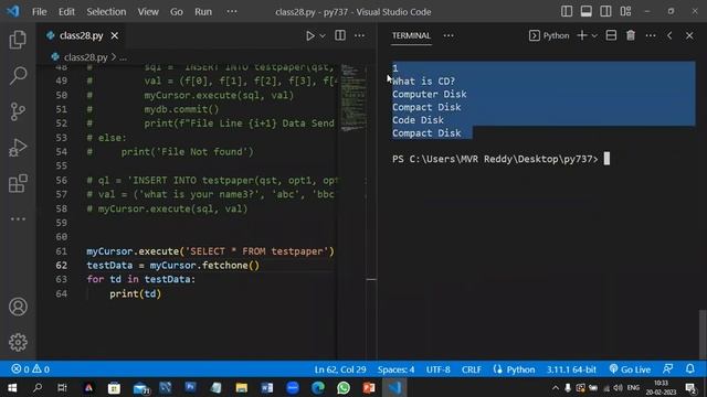 Python Tutorial 28/30: Python with MySQL Part3 смотреть онлайн