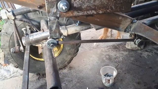 Передний адаптер для мотоблока, рулевое управление ( часть 3 ) смотреть онлайн