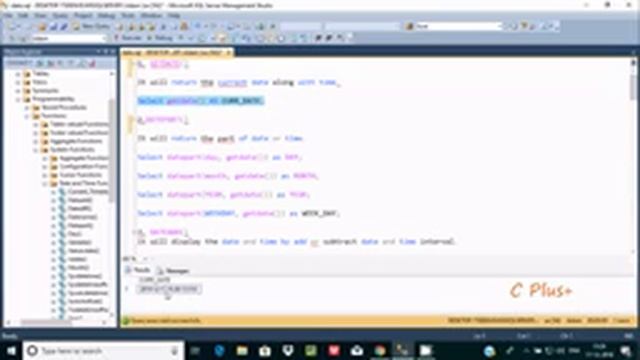 Date and Time Data Types and Functions in Sql Server смотреть онлайн