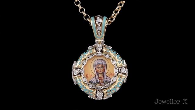 Именная нательная икона Святая мученица Дария Римская смотреть онлайн