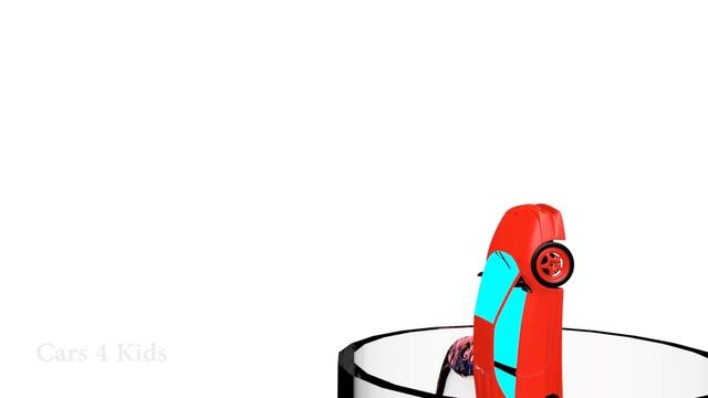 Learn Colors with Blender Fruit Cutting for Kids - Cars Color for Babies смотреть онлайн
