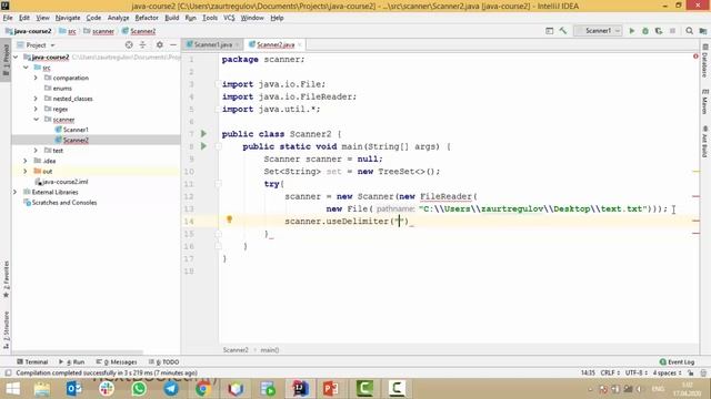 Урок 33 - Scanner Часть 2 (прокачанная Java) смотреть онлайн